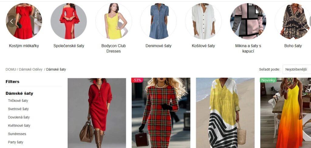 Ne všechny názvy jsou v automatickém překladu ideální, ke konkrétnímu výběru však pomohou fotografie a další filtry.