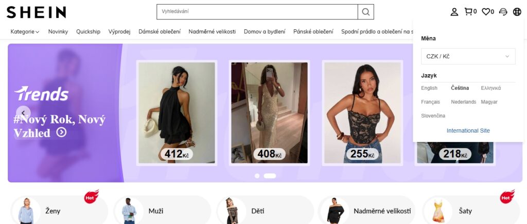 Ačkoliv valná většina čínských e-shopů v češtině nefunguje, lze se poměrně úspěšně dobrat překladu nebo částečné lokalizace.