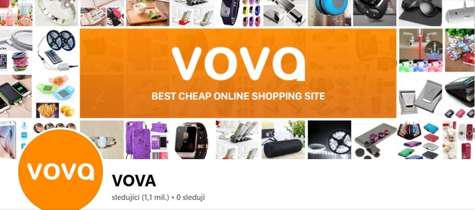 Webové stránky asijského e-shopu Vova aktuálně nefungují, Facebookový profil je stále k dispozici, nicméně od roku 2021 zde nepřibyly žádné aktualizace.
